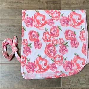 baby swaddle and headband set